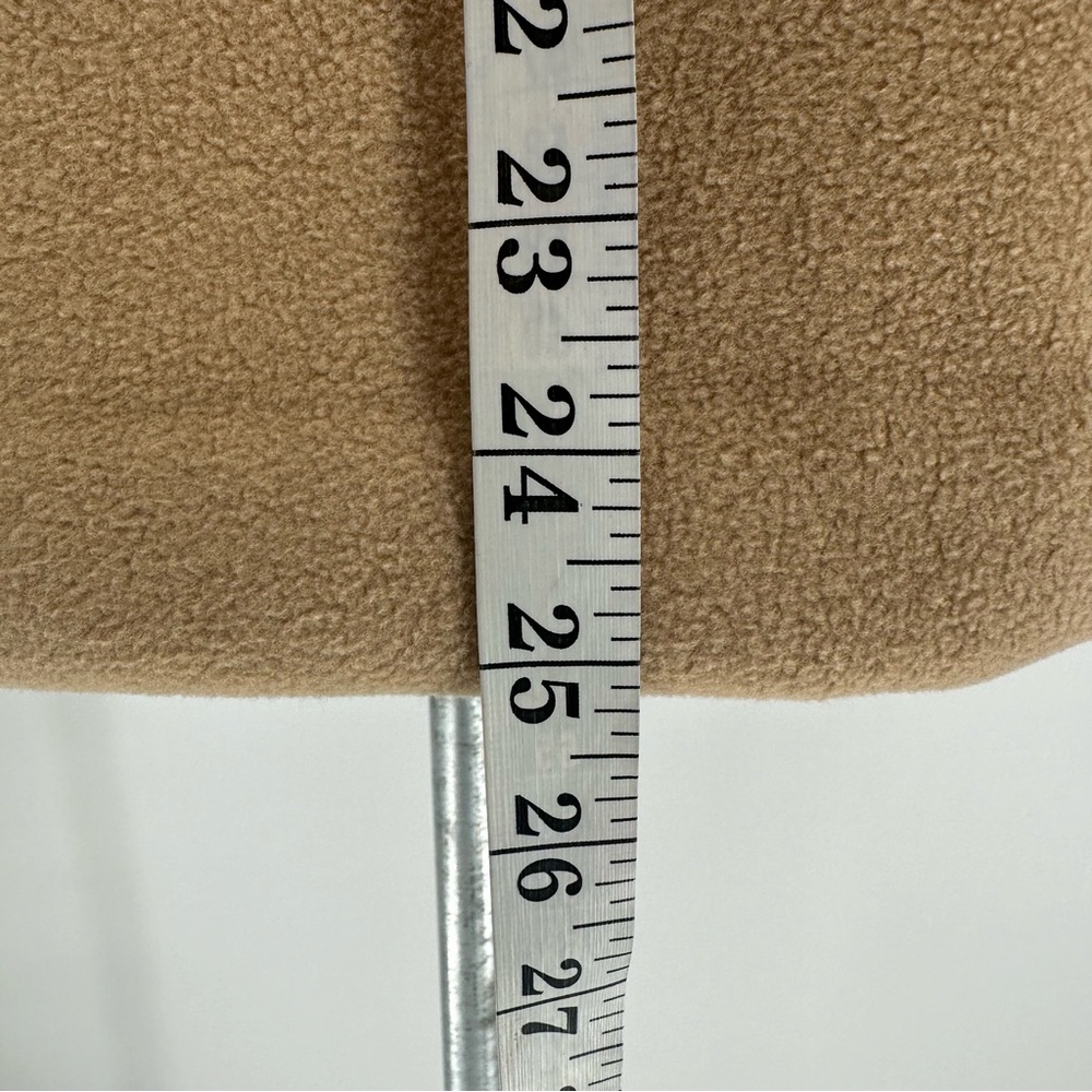 Banana Republic Women's SHERPA BOMBER JACKET Sz L Oversized Snap Pockets… - Picture 16 of 17